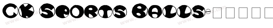 CK Sports Balls字体转换